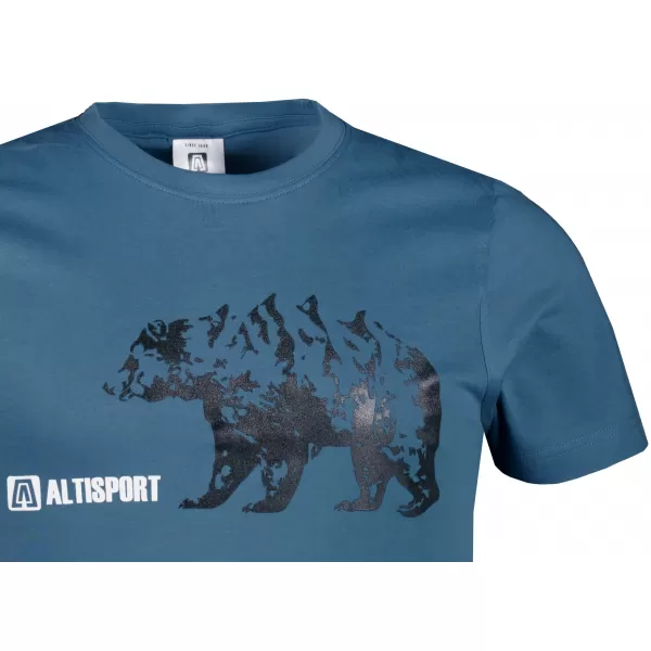  Moška majica s kratkimi rokavi ALTISPORT ALM193129 DENIM 