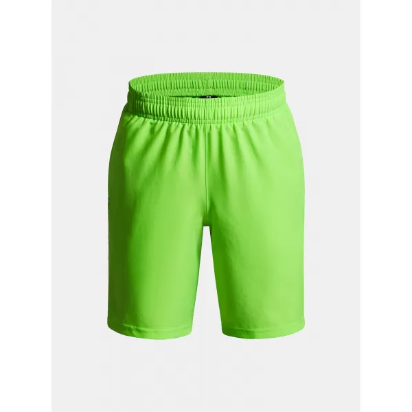  Fantovske kratke hlače UNDER ARMOUR UA TECH WOVEN WORDMARK SHORT 1383341-389 ZELENA 