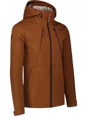 Moška softshell jakna NORDBLANC NBWSM8264 PUŠTÍKOVA RJAVA