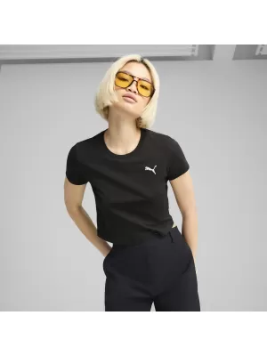 Srajca PUMA WARDROBE ESS BABY TEE 62974501 PUMA ČRNA