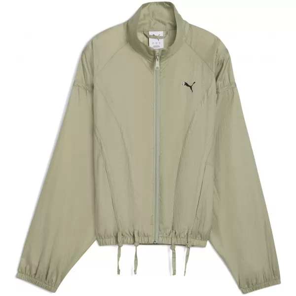  Ženska jakna PUMA DARE TO OVERSIZED WOVEN JACKET 63214882 LUKS VOJSKA 