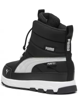 Škornji PUMA EVOLVE BOOT PURETEX JR 39264702 PUMA ČRNA/PEPEL SIVA/BELA