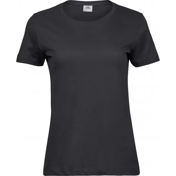  Ženska majica s kratkimi rokavi TEE JAYS | TJ 8050 TEMNO SIVA 
