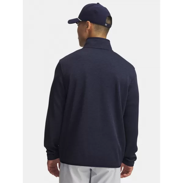  Moški pulover UNDER ARMOUR UA DRIVE SWEATERFLEECE FZ 6005672-410 MODRA 