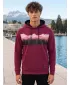 Moška jopica ALTISPORT GORO BURGUND