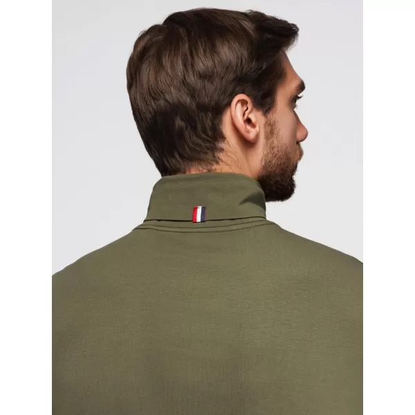  Srajca OMBRE OM-LSCL-0130 TEMNO OLJČNO ZELENO 