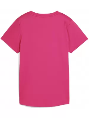 Srajca PUMA W TAD ESSENTIAL VNECK TEE 52589099 ŽAREČE ROZA