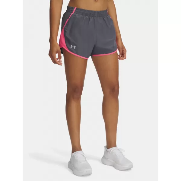  Ženske kratke hlače UNDER ARMOUR UA FLY BY 3'' SHORTS 1382438-027 SIVA 
