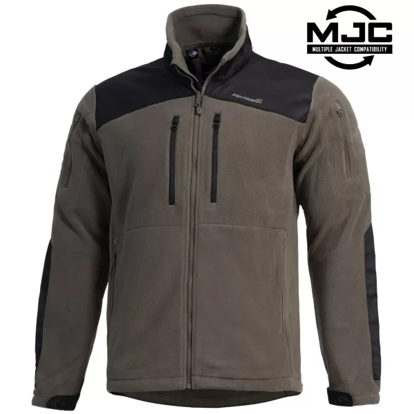  Pulover PENTAGON NESTOR TACTICAL FLEECE K08060 RJAVO SIVA 
