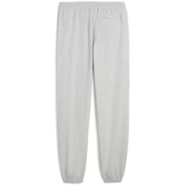  Moške trenirke PUMA M GRAPHIC FRENCH TERRY JOGGER 52770304 SVETLO SIVO VRESJE 