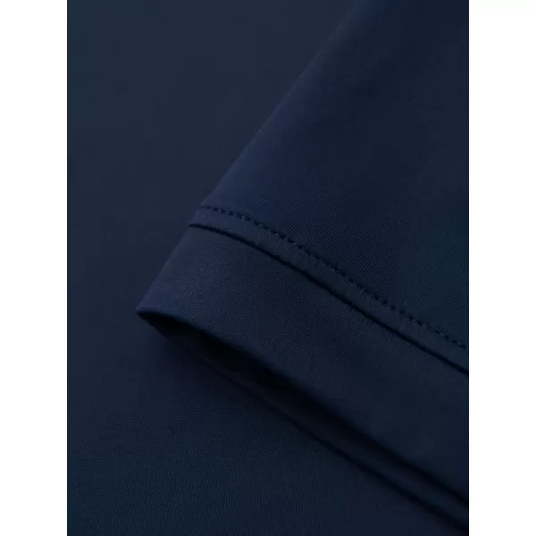  Moška T -majica z ovratnikom OMBRE OM-POSS-0150 MORNARSKO MODRO 