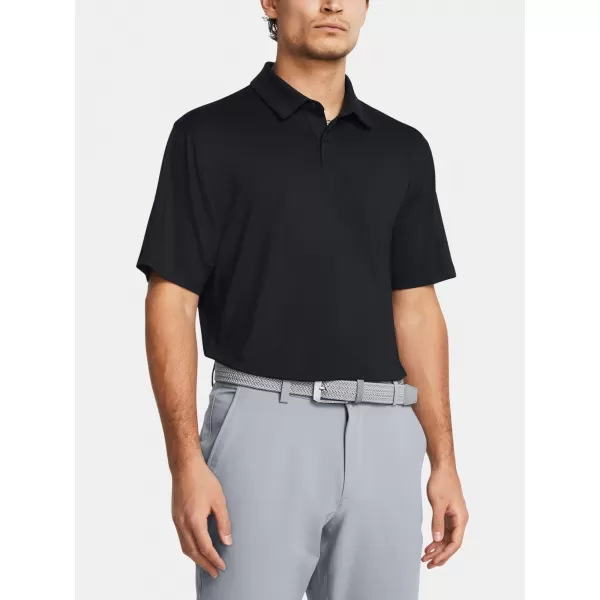  Moška majica s kratkimi rokavi UNDER ARMOUR UA T2G POLO LB 1383255-001 ČRNA 