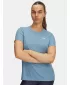 Ženska majica s kratkimi rokavi UNDER ARMOUR TECH RIB SSC 1389852-418 MODRA