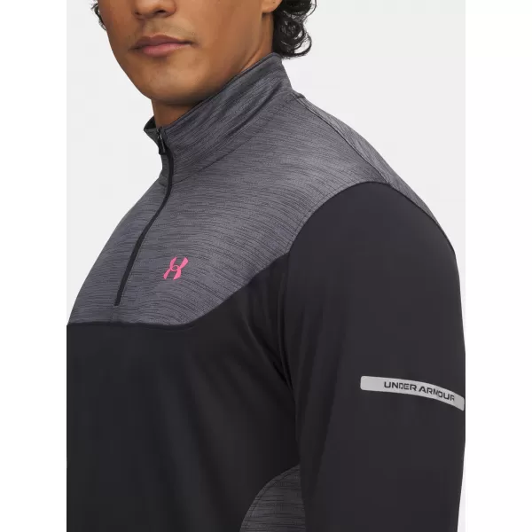  Moška majica s kratkimi rokavi UNDER ARMOUR UA TECH UTILITY 1/4 ZIP 6004963-001 ČRNA 