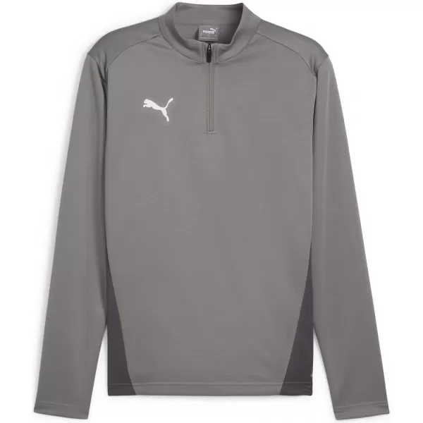  Srajca PUMA TEAMGOAL TRAINING 1/4 ZIP TO 658629_13 LITO ŽELEZO/BELO/SENCO SIVA 