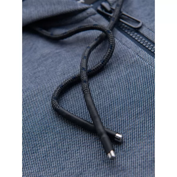  Moška jopica OMBRE BLACK OM-SSZP-0210 MORNARSKO MODRO 
