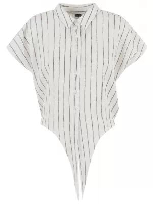 Ženska bluza URBAN CLASSICS TB7474 UMAZANO BELA/ČRNA