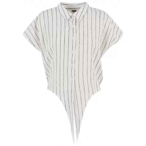  Ženska bluza URBAN CLASSICS TB7474 UMAZANO BELA/ČRNA 