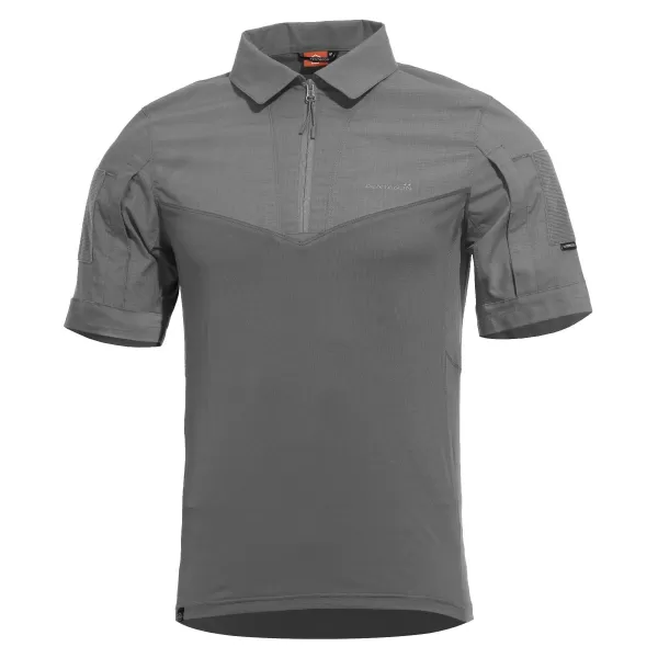  Moška majica s kratkimi rokavi z ovratnikom PENTAGON RANGER SHORT ARM SHIRT K02013 VOLK/SIV 