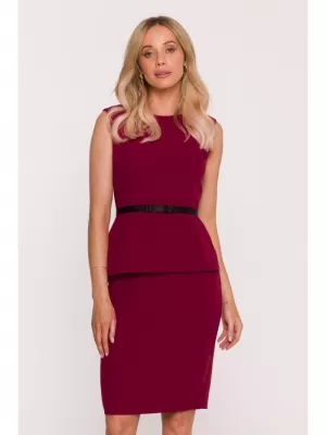 Obleka STYLOVE S427 KOSTANJEVA