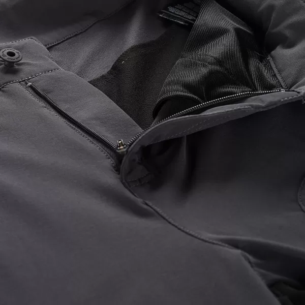  Moške softshell hlače ALPINE PRO AKAN 2 TEMNO SIVA 