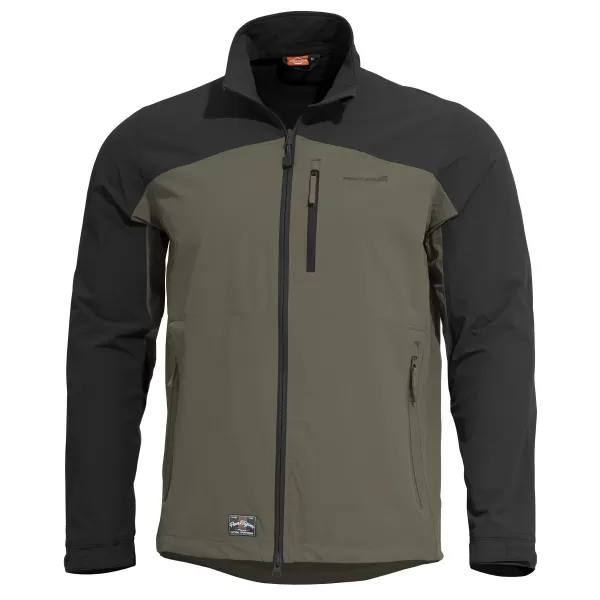  Jakna PENTAGON ELITE LIGHT SOFTSHELL JACKET K08044 RJAVO SIVA/MEŠ 