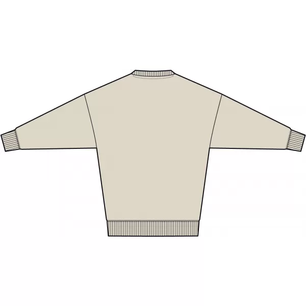  Damske trenirke PUMA ESS OVERSIZED CREW FL 68540087 ALPSKI SNEG 
