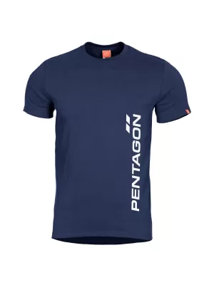 Majica s kratkimi rokavi PENTAGON VERTICAL K09012 POLNOČNO MODRA