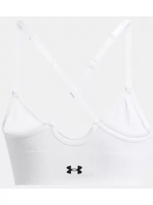 Ženski nedrček UNDER ARMOUR VANISH SEAMLESS LOW BRA 1384417-100 BELA