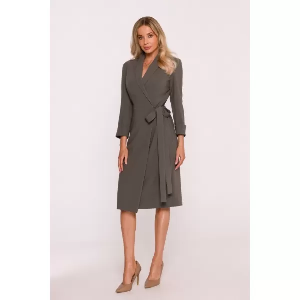  Obleka STYLOVE S415 KAKI 