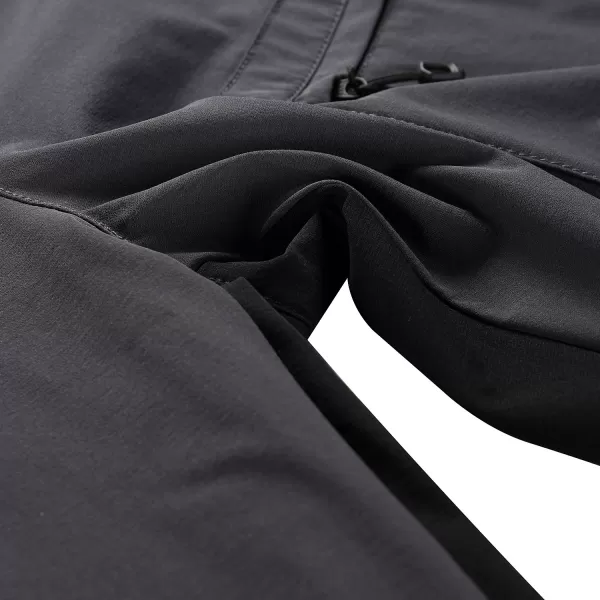  Moške softshell hlače ALPINE PRO AKAN 2 TEMNO SIVA 