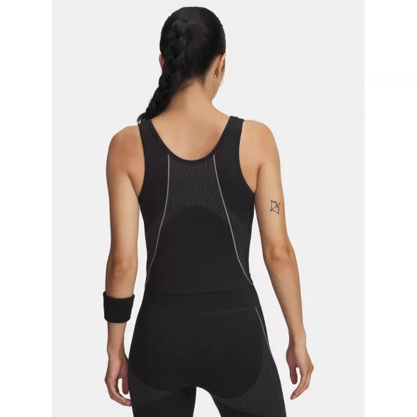  Ženski brezrokavnik UNDER ARMOUR UA VANISH SEAMLESS TANK 6000640-004 ČRNA 