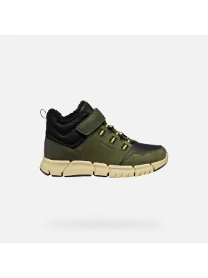 Fantovski gležnjarji GEOX FLEXYPER B ABX J949XA032MEC0498 KAKI