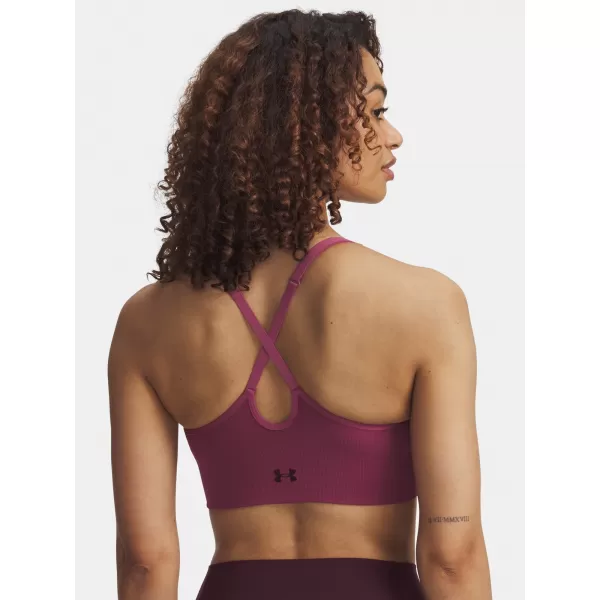  Ženski nedrček UNDER ARMOUR VANISH SEAMLESS LOW BRA 1384417-659 RDEČA 