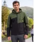 Moška softshell jakna ALTISPORT GAN KAKI/ČRNA
