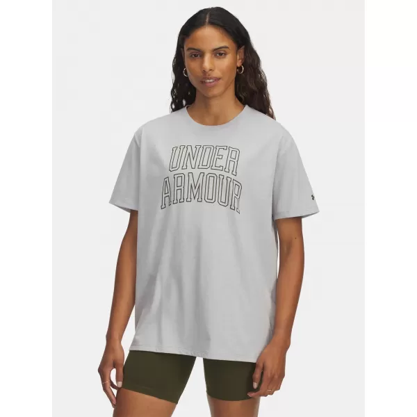  Ženska majica s kratkimi rokavi UNDER ARMOUR RIVAL OS CAMPUS TEE 6007883-011 SIVA 