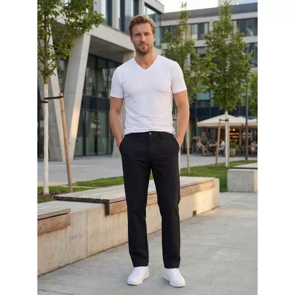  Moške hlače ALTISPORT ATS TROUSER CLASSIC-FIT ČRNA 