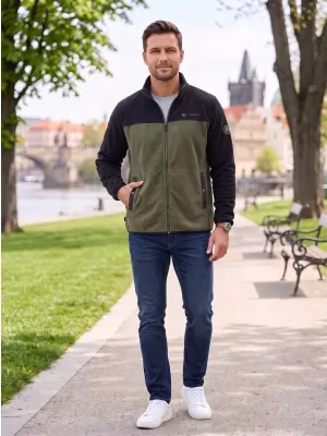 Moški pulover iz flisa ALTISPORT GAMEL KAKI