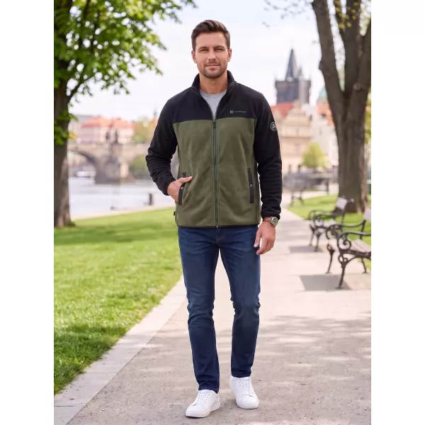  Moški pulover iz flisa ALTISPORT GAMEL KAKI 