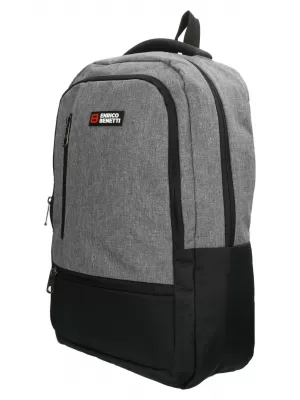 Nahrbtnik ENRICO BENETTI HAMBURG 15 NOTEBOOK BACKPACK SVETLO SIVA