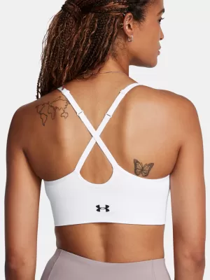 Ženski nedrček UNDER ARMOUR VANISH SEAMLESS LOW BRA 1384417-100 BELA