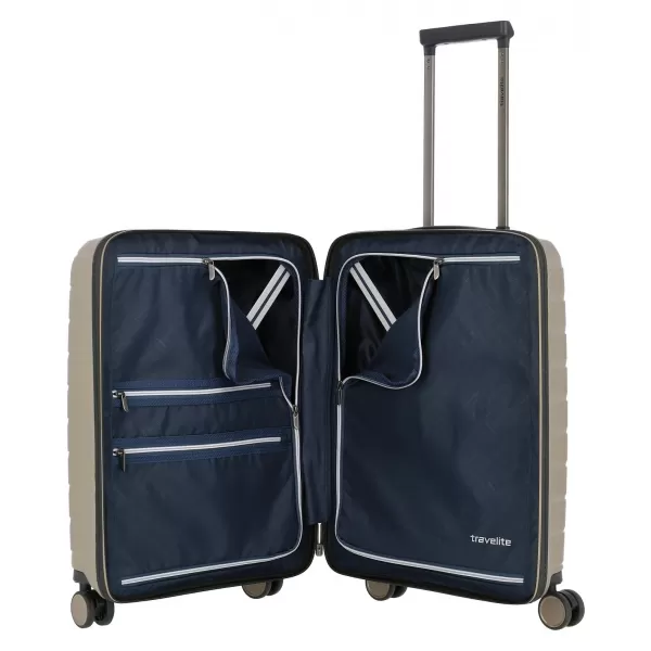  Kovček TRAVELITE AIR BASE 4W S FRONT POCKET ŠAMPANJEC 