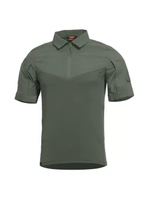 Moška majica s kratkimi rokavi z ovratnikom PENTAGON RANGER SHORT ARM SHIRT K02013 KAMUFLAŽNO ZELENA