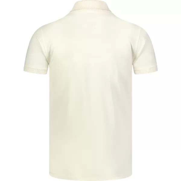  Moška T -majica z ovratnikom NORDBLANC ETERNITY NBSMT8166 KREMNO 