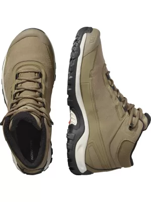 Moški čevlji SALOMON SHELTER WATERPROOF KAMNITO SIV/ČRN/DEŽEVEN DAN