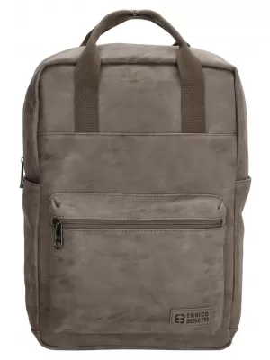 Nahrbtnik ENRICO BENETTI ROTTERDAM 13 NOTEBOOK BACKPACK SREDNJE TAUPE