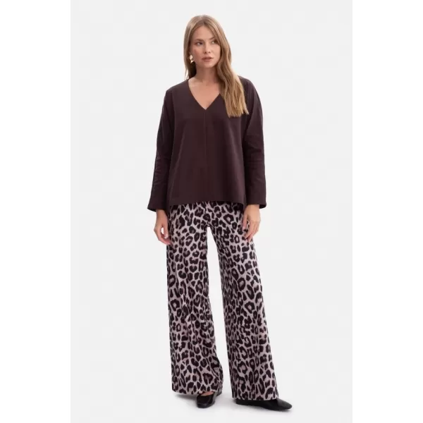  Ženska bluza BEWEAR B304 TEMNA ČOKOLADA 