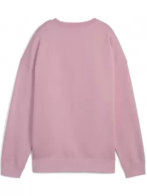 Ženski pulover PUMA ESS OVERSIZED CREW FL 68540065 URAVNOVEŠENA ROZA