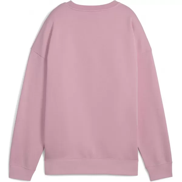  Ženski pulover PUMA ESS OVERSIZED CREW FL 68540065 URAVNOVEŠENA ROZA 