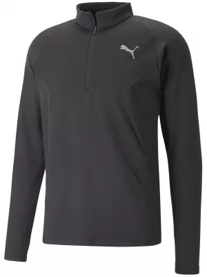 Moška jopica PUMA RUN CLOUDSPUN KNIT 1/2 ZIP 52327201 PUMA ČRNA